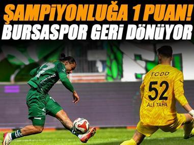Bursaspor kazandı, şampiyonluğun kapısını araladı! Maç sonucu Ankara Demirspor - Bursaspor: 0-1 (TFF 2. Lig)