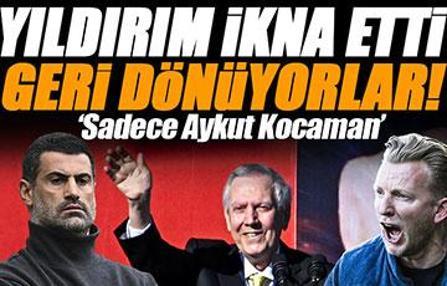 Aziz Yıldırım teknik ekibe iki efsaneyi dahil ediyor!