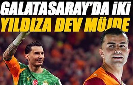 Galatasaray’da iki yıldıza dev müjde