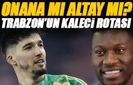 Trabzonspor'un kaleci transferinde rotası Ada! Onana mı, Altay mı?