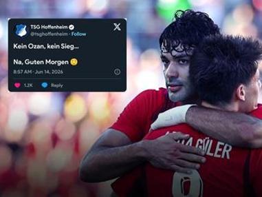 Hoffenheim'dan Milli Takım'a sitem dolu paylaşım