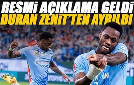 Jhon Duran, Zenit'ten ayrıldı