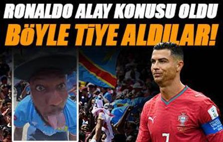 Demokratik Kongolu taraftarlar Cristiano Ronaldo'yu tiye aldı