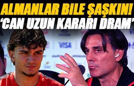 Montella'nın Can Uzun kararı Almanları bile kızdırdı