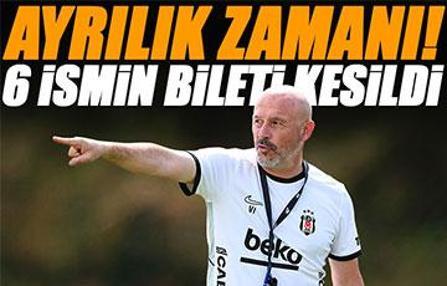 Beşiktaş'ta Italiano 6 ismin biletini kesti!