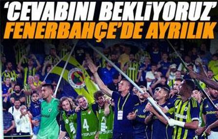 Fenerbahçe'de ayrılık!