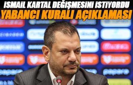 Kulüpler Birliği'nden yabancı kuralı açıklaması!