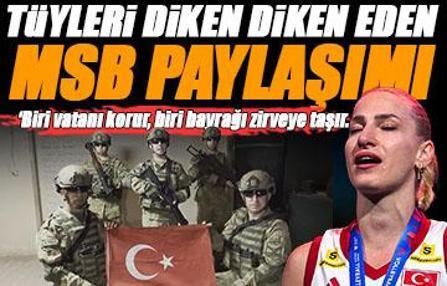 Milli Savunma Bakanlığı'ndan Filenin Sultanları'na özel paylaşım