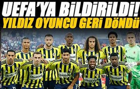 Fenerbahçe'den UEFA kadrosunda değişiklik!