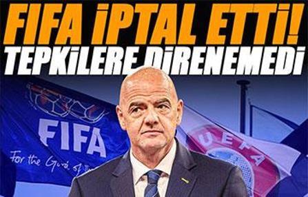 FIFA'dan geri adım! Infantino açıkladı, proje iptal edildi