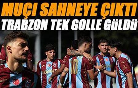 Trabzonspor hazırlık maçında tek golle kazandı