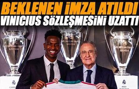 Vinicius Junior sözleşmesini uzattı
