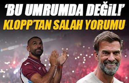 Klopp'tan Mohamed Salah için olay yanıt!