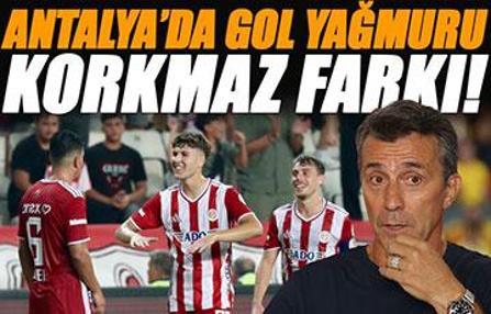 Antalya'da gol yağmuru! Antalyaspor güçlü başladı