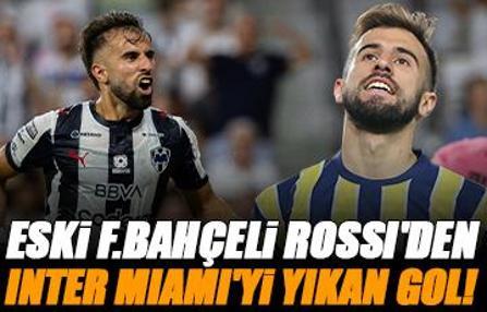 Eski Fenerbahçeli Diego Rossi'den Inter Miami'yi son dakikada yıkan gol