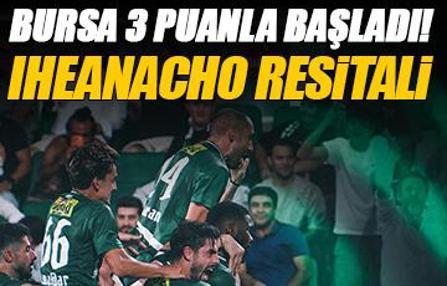 Bursaspor, 1. Lig'e 3 puanla başladı!