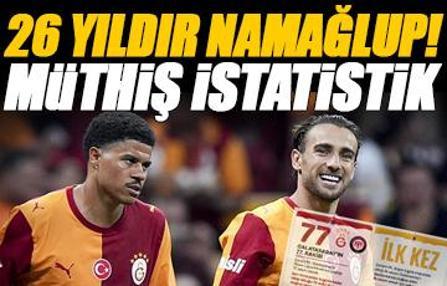 Galatasaray'dan müthiş istatistik