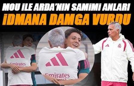 Jose Mourinho ile Arda Güler'in samimi anları antrenmana damga vurdu