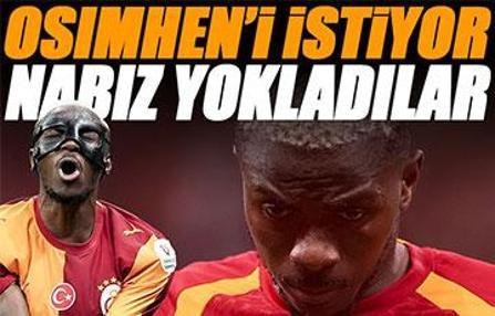 Galatasaray'a transfer görüşmesinde Osimhen soruldu!