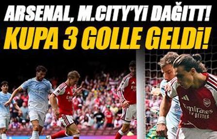 Arsenal, Manchester City'yi dağıttı!