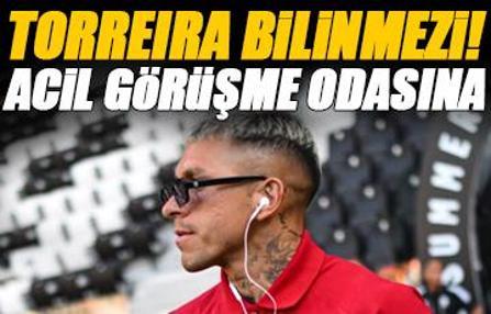 Galatasaray'da Torreira görüşme odasına