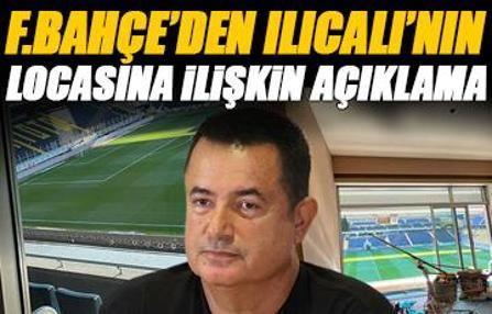 F.Bahçe'den Ilıcalı'nın locasına ilişkin açıklama