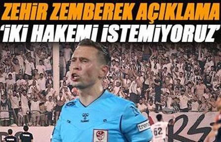 Beşiktaş'tan zehir zemberek hakem açıklaması