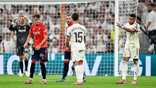 Real Madrid - Osasuna maçı Canlı Anlatım - Real Madrid - Osasuna maçı kadrosu, skoru ve istatistikleri: Gözler Arda Güler'de