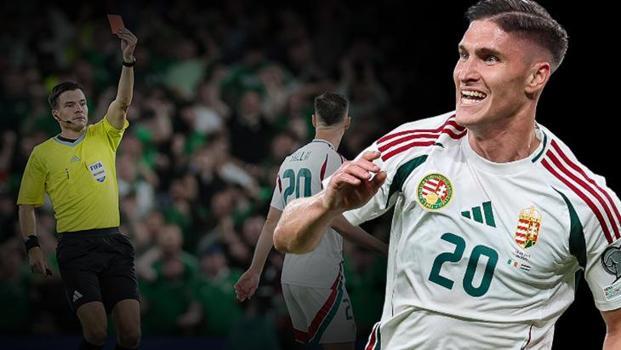 Kaderin bir garip cilvesi: Roland Sallai hem gol attı, hem de kırmızı kart gördü...