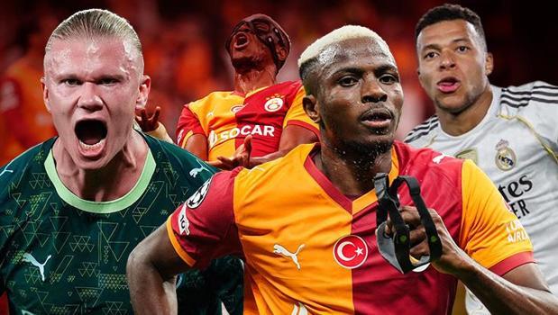 Victor Osimhen, Haaland ve Mbappe'yi solladı! Galatasaray'ın golcüsü zirveye çıktı