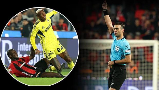 Gaziantep FK - Fenerbahçe maçında kırmızı kart kararı! Direkt oyundan atıldı