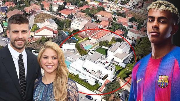 Ev değil saray yavrusu! Lamine Yamal Shakira ve Pique'nin villasını satın aldı içinde yok yok
