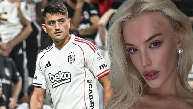 Beşiktaş'ın yıldızı Cengiz Ünder'den sevgilisi Bilge Yenigül'e evlilik teklifi
