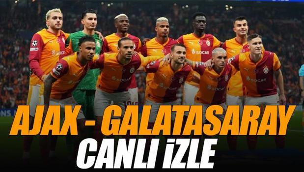 Ajax - Galatasaray maçı canlı izle | AJAX GS Şampiyonlar Ligi maçı şifresiz (Canlı yayın bilgileri)