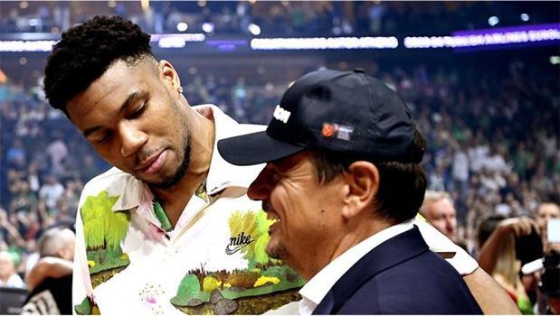 NBA star Antetokounmpo confesses to Ergin Ataman