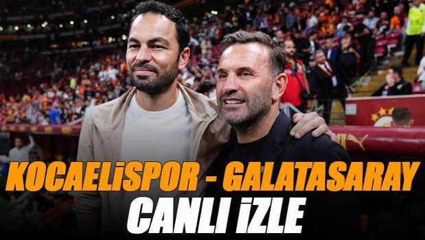 Kocaelispor - Galatasaray maçı canlı izle | KOCAELİ GS maçı şifresiz (Süper Lig canlı yayın)