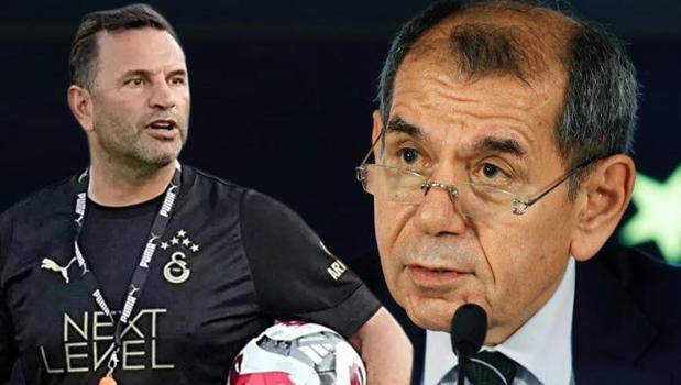 Galatasaray Başkanı Dursun Özbek'ten transfer açıklaması 'Hocayla aramızda söylemek doğru olmaz'