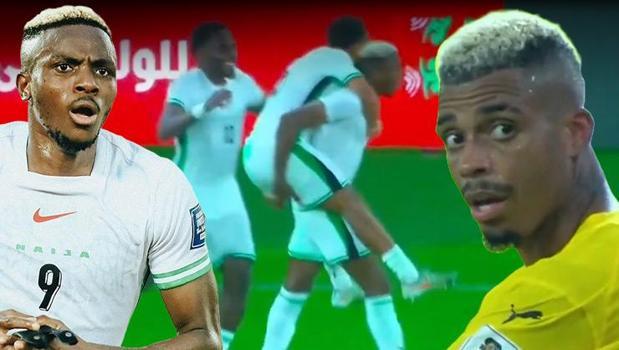 Osimhen ve Lemina kapıştı: Nijerya uzatmalarda kazandı! Nijerya-Gabon maçı sonucu: 4-1
