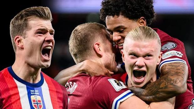 Sörloth ve Haaland maça damga vurdu! Norveç, Estonya'yı 4 golle geçti