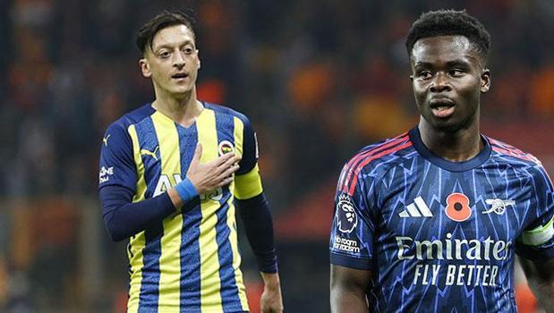 Arsenal'in yıldız oyuncusu Bukayo Saka'dan Mesut Özil'e övgü yağmuru: 'İzlemek bile zevkti'