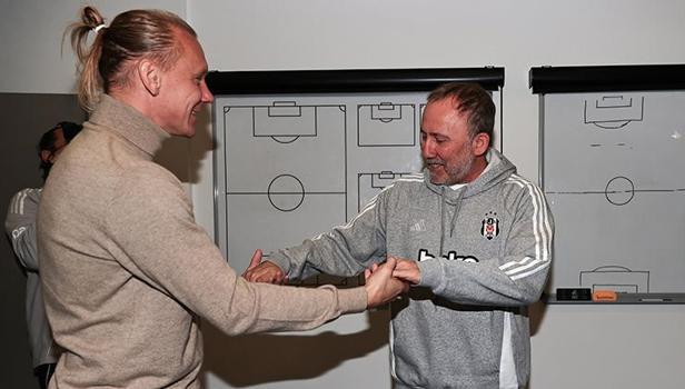 Domagoj Vida Beşiktaş'ı ziyaret etti