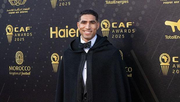 Afrika'da yılın futbolcusu Achraf Hakimi