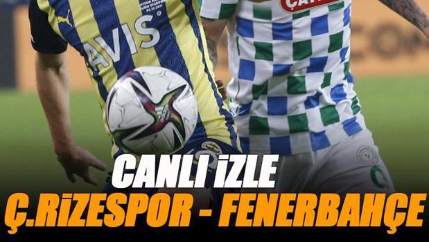 Çaykur Rizespor - Fenerbahçe maçı canlı izle | RİZESPOR FB maçı şifresiz (Süper Lig 13. hafta maçı canlı yayın)