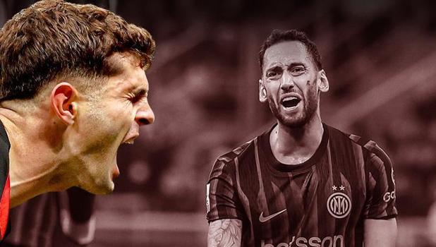 Milano derbisine Hakan Çalhanoğlu damgası! Inter'i yaktı, Milan tek golle kazandı