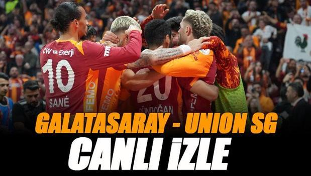 Galatasaray - Union SG maçı canlı izle | GS USG maçı şifresiz (Şampiyonlar Ligi maçı canlı yayın)