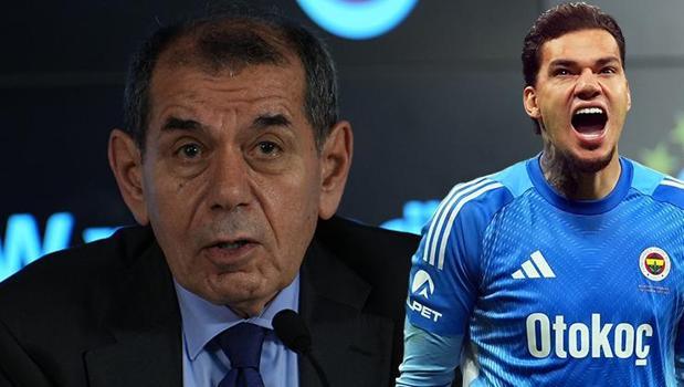 Galatasaray Başkanı Dursun Özbek'ten Ederson açıklaması! Fenerbahçe derbisi hakkında yorum...