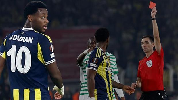 Jhon Duran'ın ailesine çirkin sözler! İşte Fenerbahçe-Ferencvaros maçındaki kırmızı kartın perde arkası...