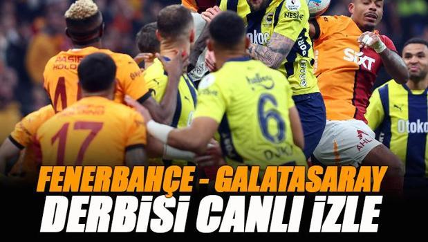 Fenerbahçe - Galatasaray derbisi canlı izle | FB GS maçı şifresiz (Süper Lig maçı canlı yayın)