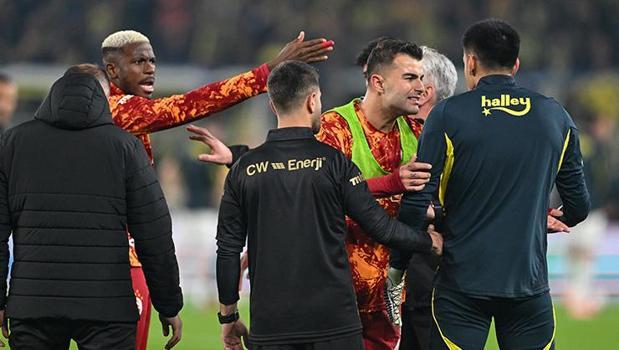 Galatasaray-Fenerbahçe derbisi öncesi gerilim! Zor ayırdılar