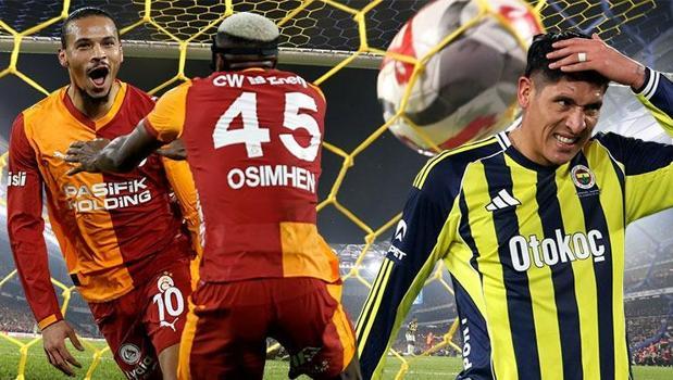 Fenerbahçe Galatasaray Maçı Canlı Anlatım - FB GS Derbisi Önemli Pozisyonlar, Maç Skoru ve İstatistikleri